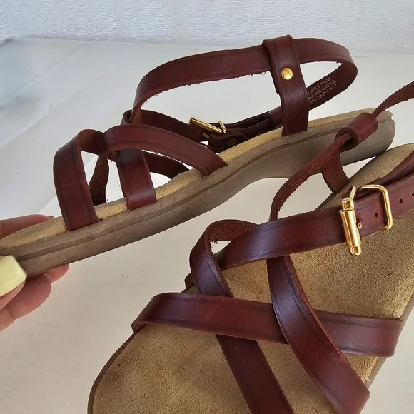 G.H. Bass & Co. Sunjuns Women's Brown Sandals - Picture 8 of 8